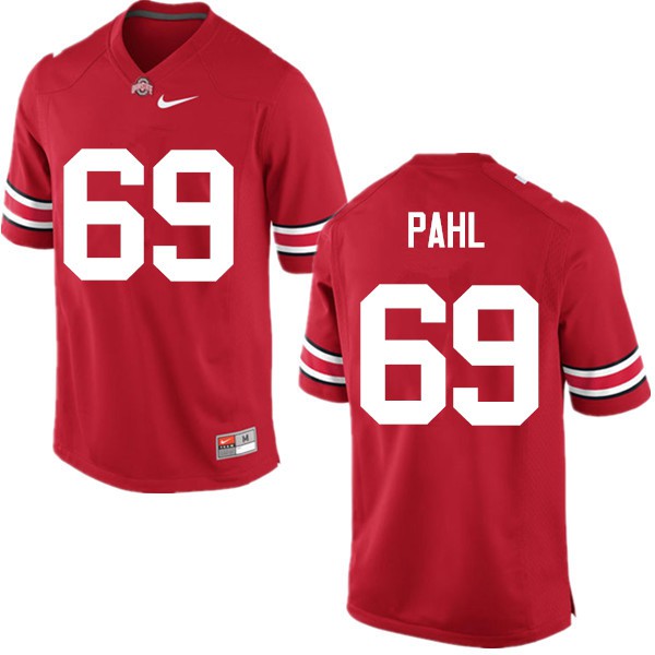 Ohio State Buckeyes #69 Brandon Pahl Men Official Jersey Red